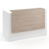 mostrador de recepcion 106x75 blanco mate sahara welcome mostrador individual encimera larga 1