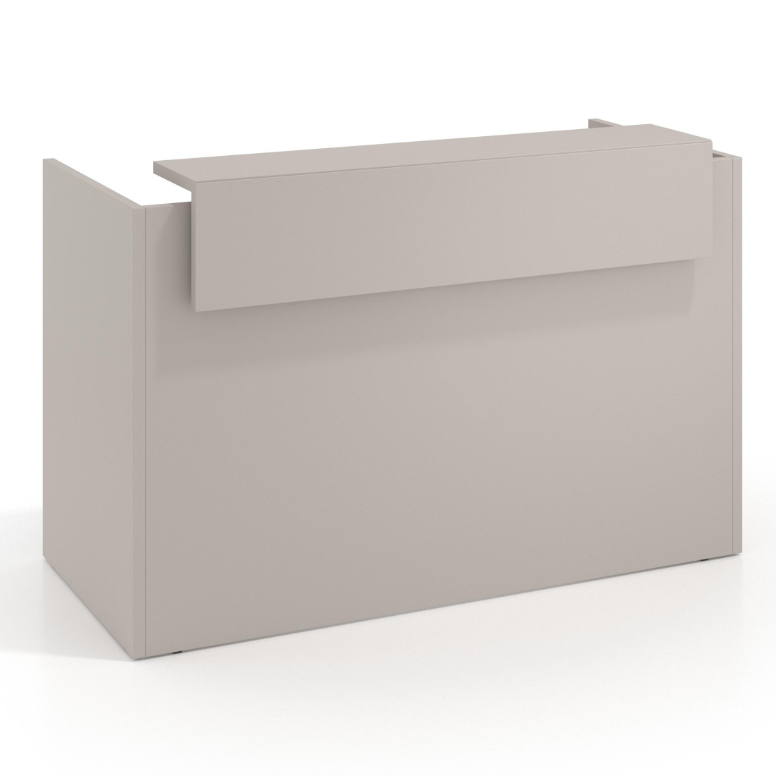 mostrador de recepcion 166x75 gris coco welcome mostrador individual encimera corta 1