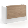 mostrador de recepcion 106x75 blanco mate naturale welcome mostrador individual encimera larga 1