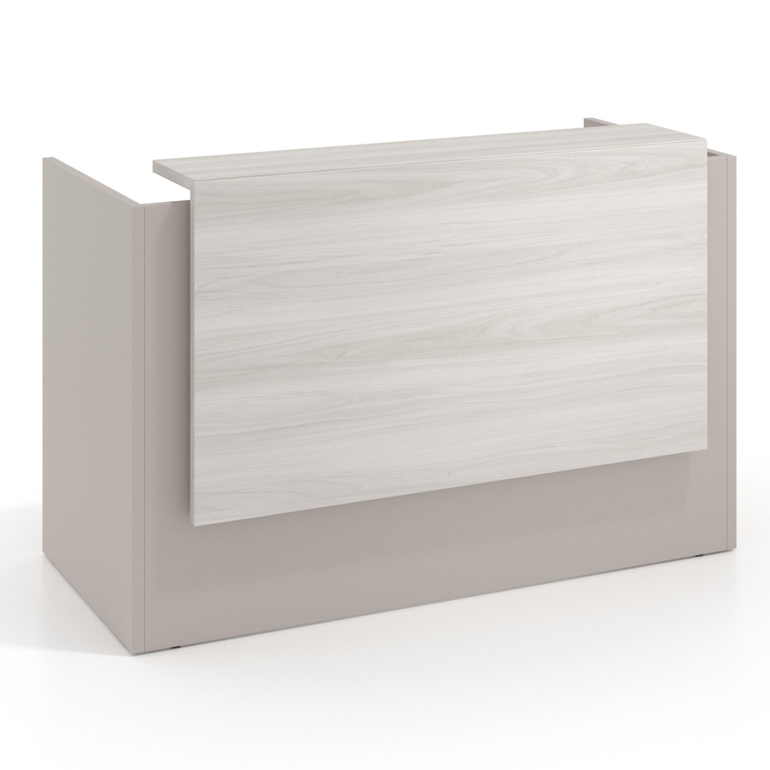 mostrador de recepcion 106x75 gris coco california welcome mostrador individual encimera larga 1