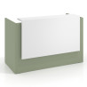 mostrador de recepcion 106x75 sauce blanco mate welcome mostrador individual encimera larga 1
