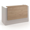 mostrador de recepcion 106x75 gris coco naturale welcome mostrador individual encimera larga 1