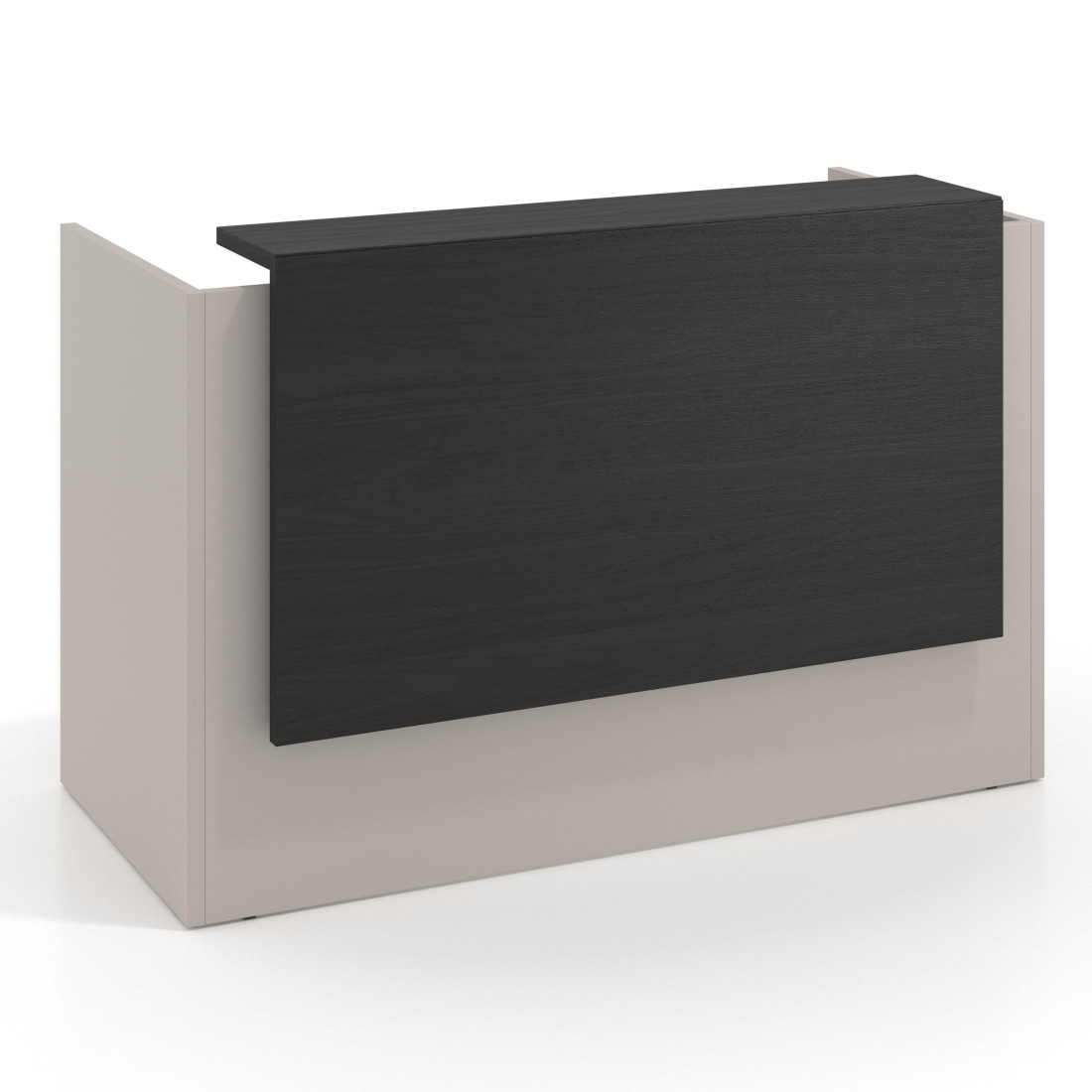 mostrador de recepcion 106x75 gris coco bocamina welcome mostrador individual encimera larga 1