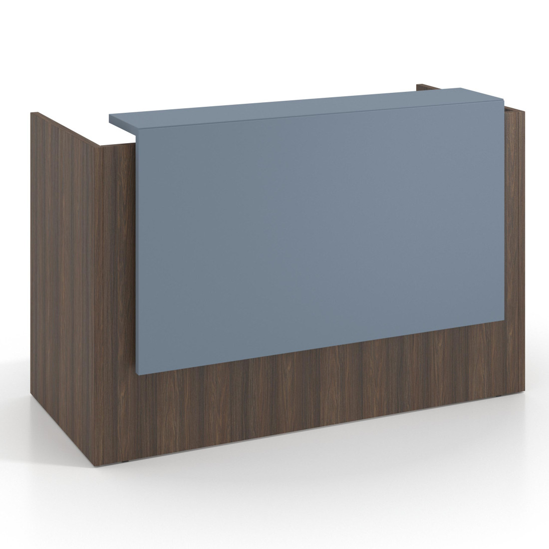 mostrador de recepcion 106x75 mistral azul talco welcome mostrador individual encimera larga 1