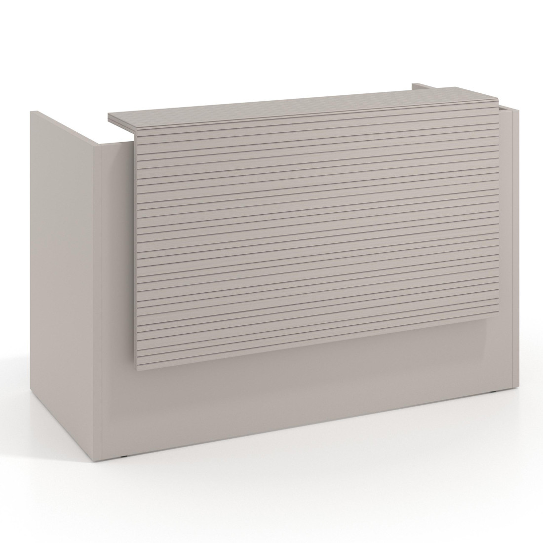mostrador de recepcion 106x75 gris coco rayado coco welcome mostrador individual encimera larga 1