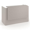 mostrador de recepcion 126x75 gris coco rayado coco welcome mostrador individual encimera larga 1