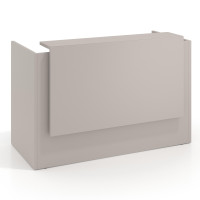 Mostrador individual encimera larga monocolor - GRIS COCO, 166x75