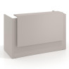 mostrador de recepcion 166x75 gris coco welcome mostrador individual encimera larga 1