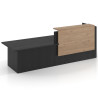 mostrador de recepcion 240x75 bocamina naturale welcome mostrador inicial con modulo de atencion 1