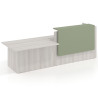 mostrador de recepcion 240x75 california sauce welcome mostrador inicial con modulo de atencion 1