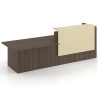 mostrador de recepcion 240x75 mistral salvia welcome mostrador inicial con modulo de atencion 1