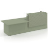 mostrador de recepcion 240x75 sauce rayado sauce welcome mostrador inicial con modulo de atencion 1