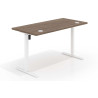 Escritorio Elevable Erghos Basic estructura blanca canto recto