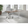 Escritorio Elevable Erghos Basic estructura blanca canto recto