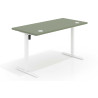 Escritorio Elevable Erghos Basic estructura blanca canto recto