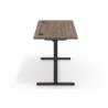 Escritorio Elevable Erghos Basic estructura negro canto recto