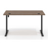 Escritorio Elevable Erghos Basic estructura negro canto recto
