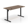 Escritorio Elevable Erghos Basic estructura negro canto recto