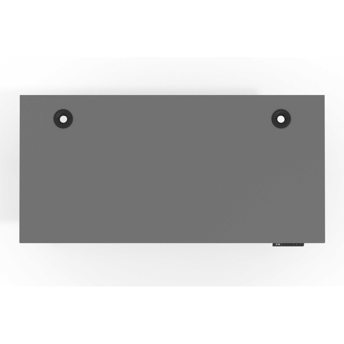 Escritorio Elevable Erghos Basic estructura negro canto recto