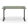 Escritorio Elevable Erghos Basic estructura negro canto recto