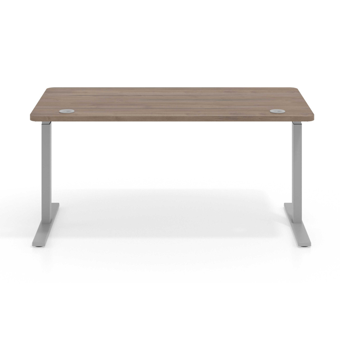 Escritorio Elevable Erghos Smart estructura aluminio canto curvo