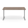 Escritorio Elevable Erghos Smart estructura aluminio canto curvo