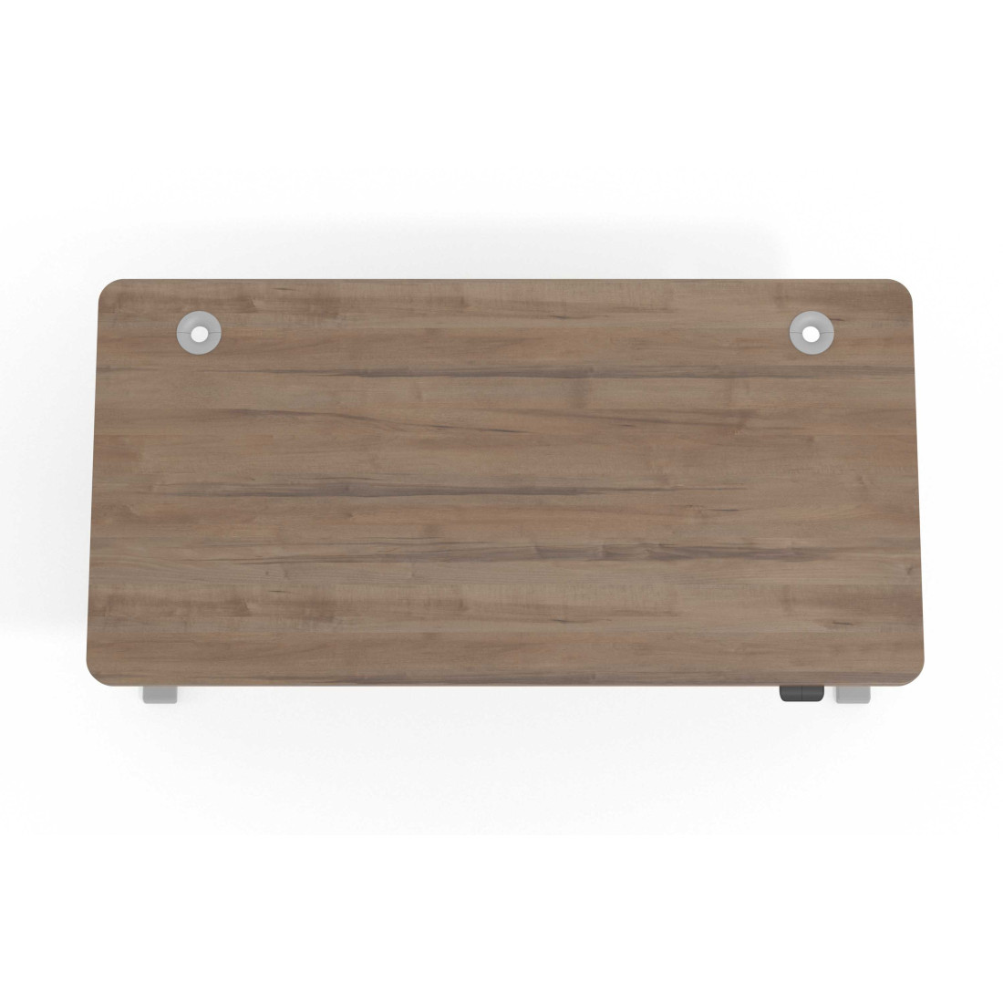 Escritorio Elevable Erghos Smart estructura aluminio canto curvo