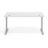 Escritorio Elevable Erghos Smart estructura aluminio canto curvo