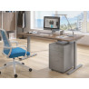 Escritorio Elevable Erghos Smart estructura aluminio canto recto