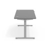 Escritorio Elevable Erghos Smart estructura aluminio canto curvo