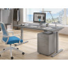 Escritorio Elevable Erghos Smart estructura aluminio canto recto