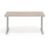 Escritorio Elevable Erghos Core estructura aluminio canto curvo
