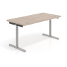 Escritorio Elevable Erghos Core estructura aluminio canto curvo