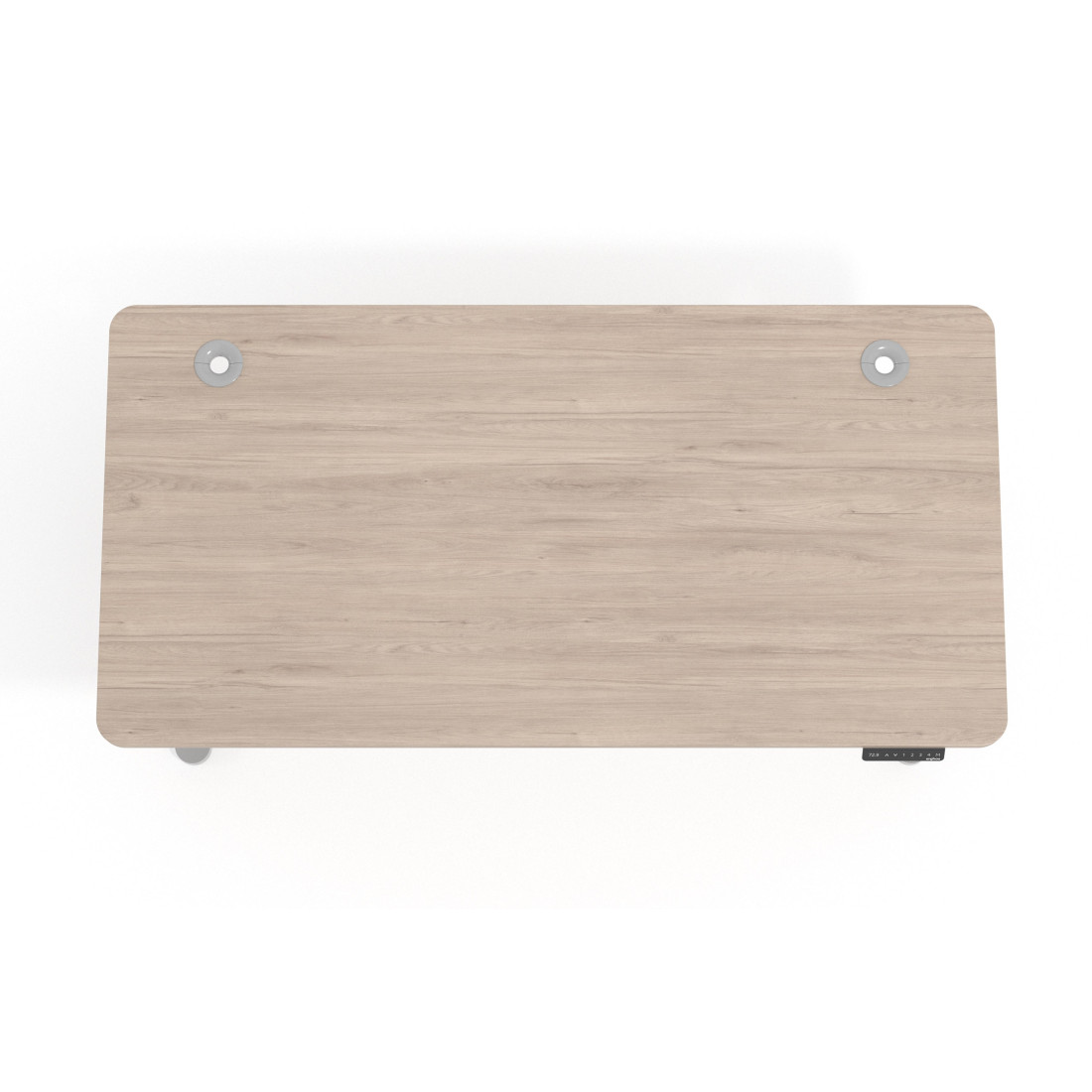 Escritorio Elevable Erghos Core estructura aluminio canto curvo