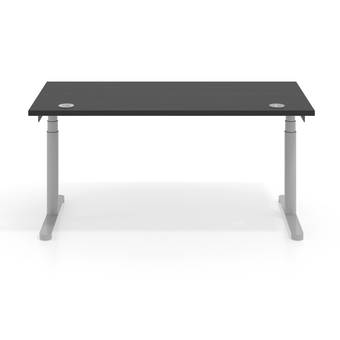 Escritorio Elevable Erghos Core estructura aluminio canto recto