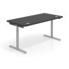 Escritorio Elevable Erghos Core estructura aluminio canto curvo