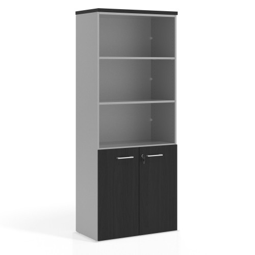 Armario de oficina Colors, medida 193x80cm con puerta pequeña - BOCAMINA