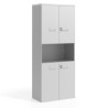armario de oficina blanco mate colors doble puerta 1