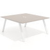 mesa multipuesto 120x166 gris coco uvepro mesa coworking fondo 166cm recto 1