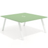 mesa multipuesto 120x166 verde talco uvepro mesa coworking fondo 166cm recto 1