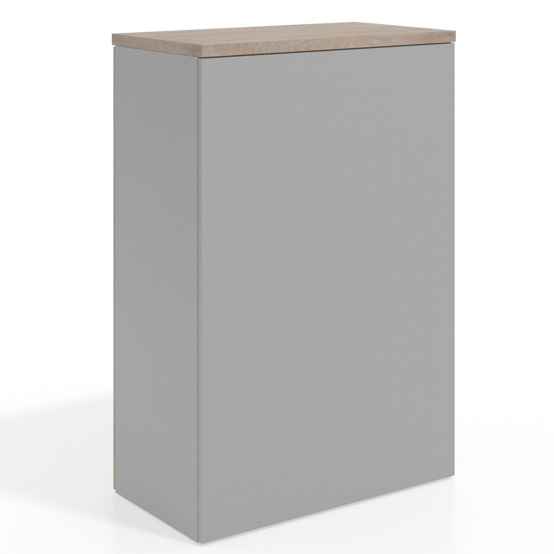 Armario de oficina Basic con puerta cerradura, medida 116x80