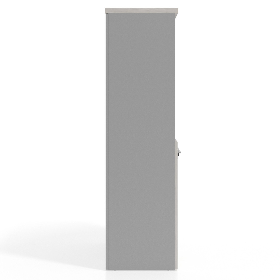 Armario de oficina Basic, medida 155x80cm con puerta baja