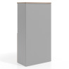 Armario de oficina Basic, medida 155x80cm con puerta baja
