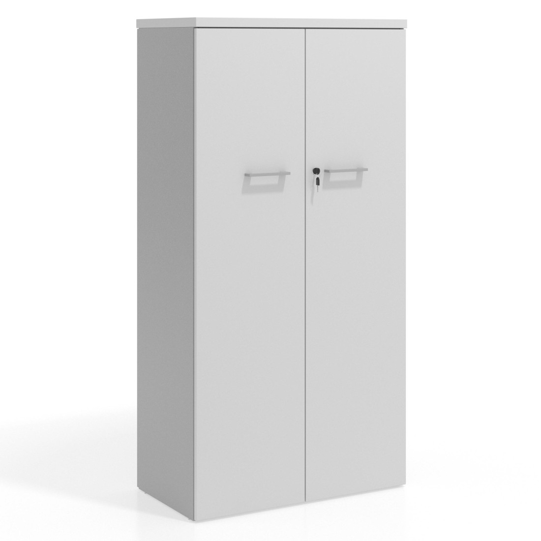 armario de oficina blanco mate basic puerta alta 1