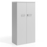 armario de oficina blanco mate basic puerta alta 1