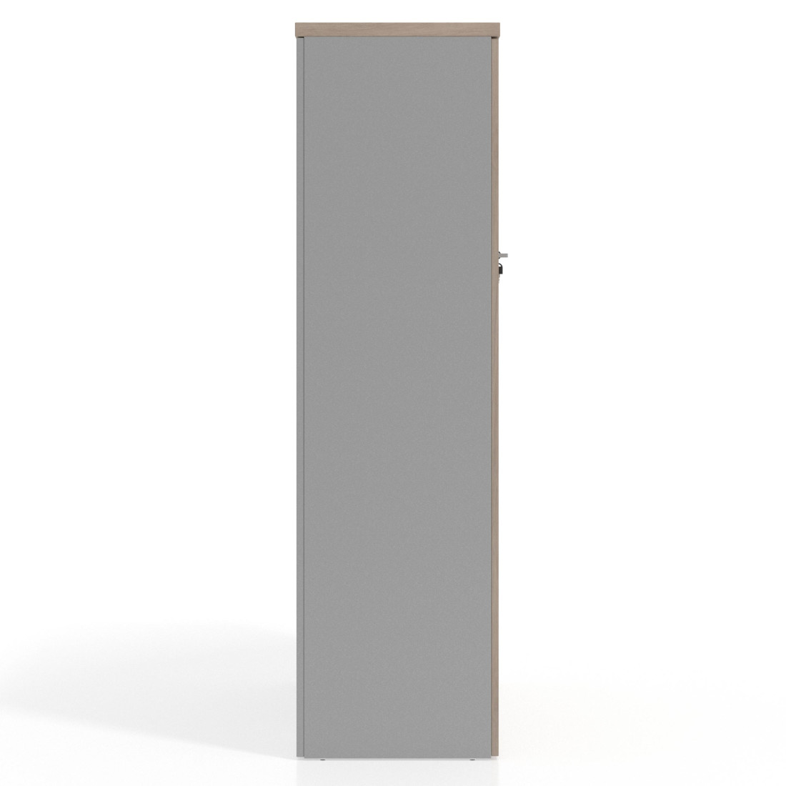 Armario de oficina Basic, medida 155x80cm con puerta