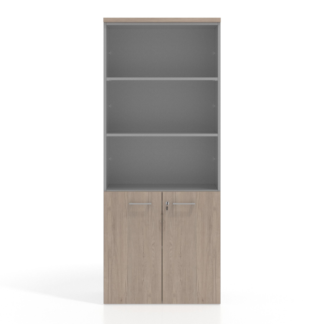 Estantería de oficina Basic 193x80cm con puerta baja