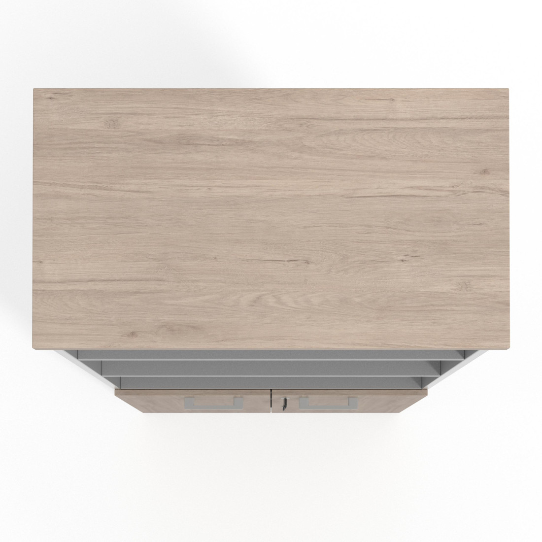 Estantería de oficina Basic 193x80cm con puerta baja