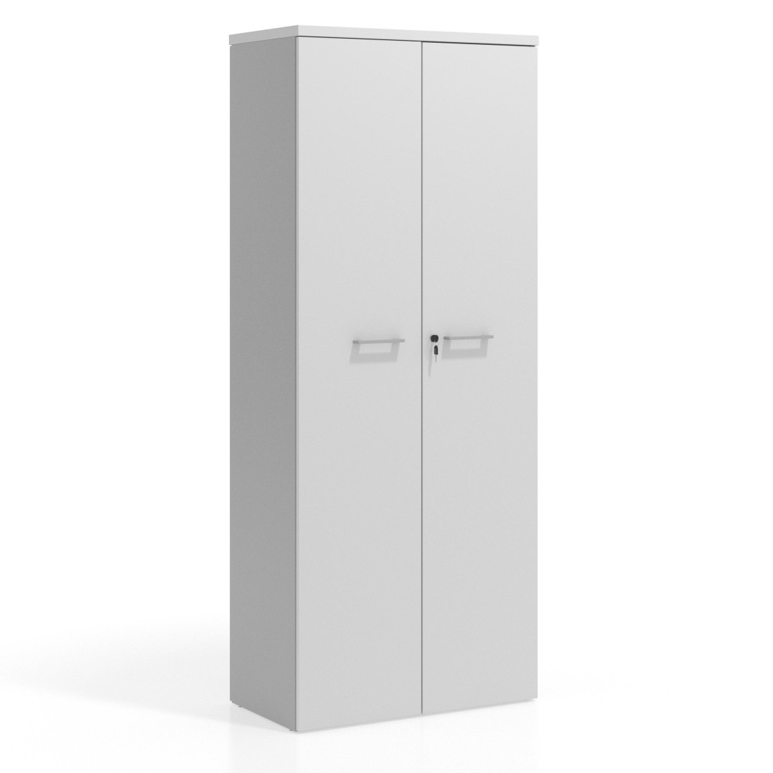 armario de oficina blanco mate basic puerta alta 1