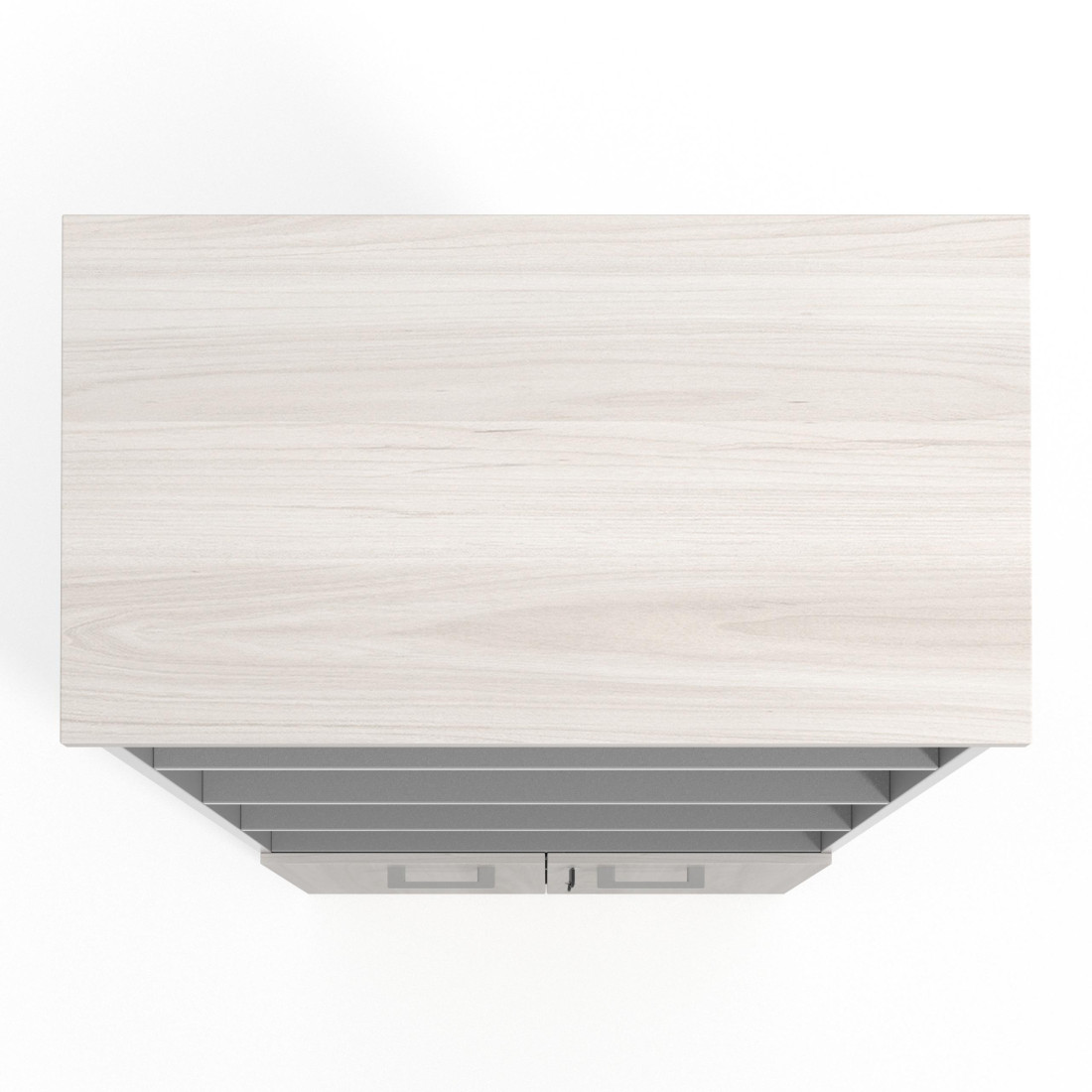 Estantería de oficina Basic 232x80cm con puerta baja